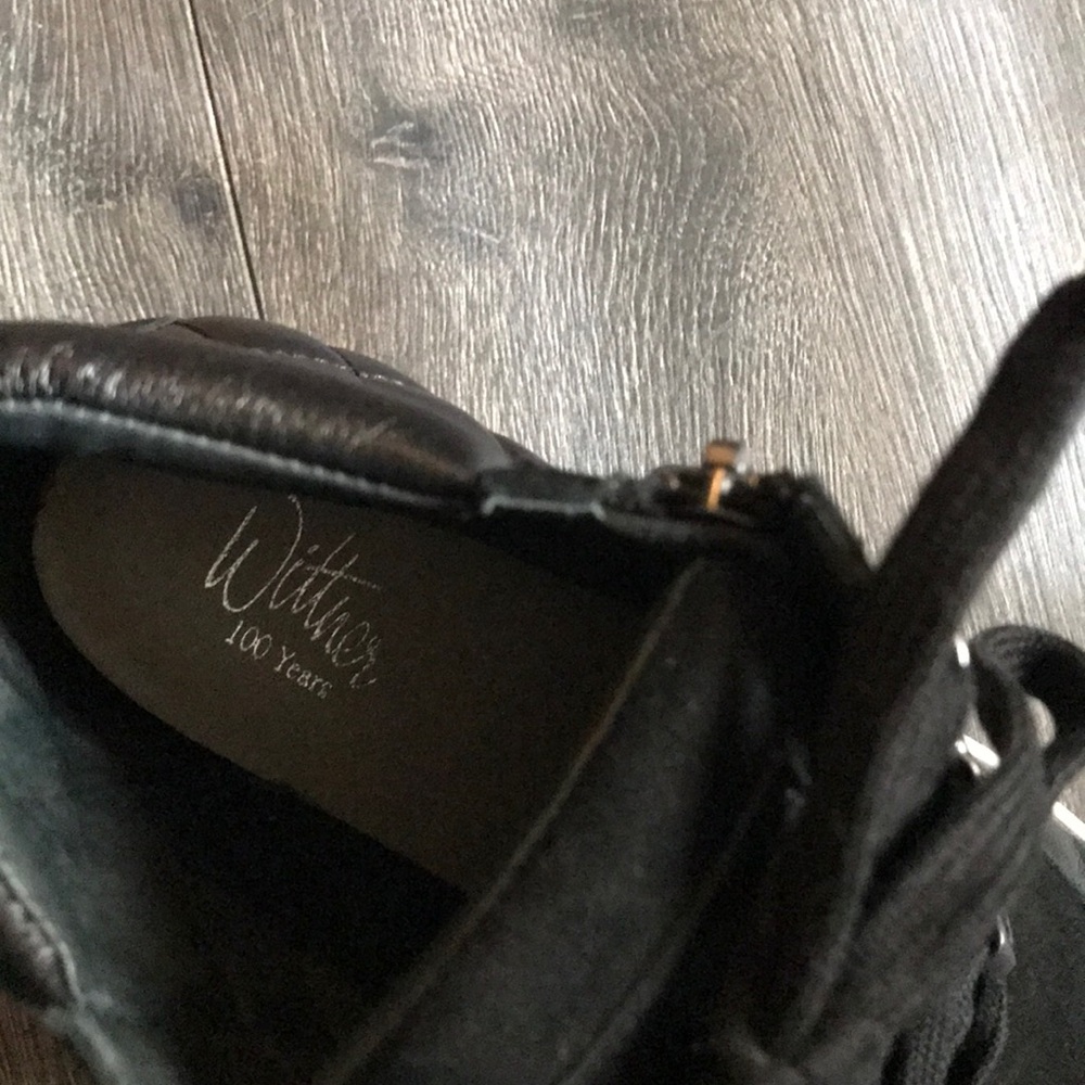 Leather wedge sneaker - Picture 5 of 8